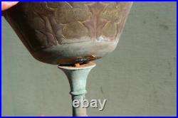 Lampe ancienne art nouveau Georges Leleu vers 1900