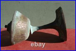 Lampe ancienne art nouveau Georges Leleu vers 1900