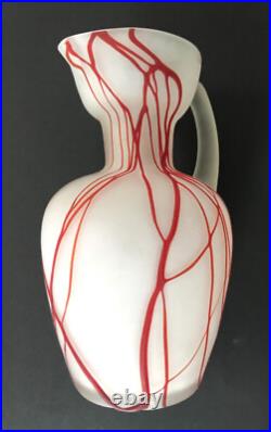 Legras Broc Rouge Et Satiné Ancien Art Nouveau Art Déco No Daum Gallé Tbe Legras Broc Rouge Et Satiné Ancien Art Nouveau Art Déco No Daum Gallé Tbe