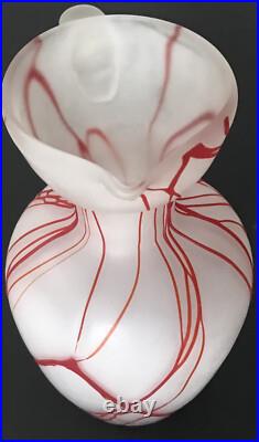 Legras Broc Rouge Et Satiné Ancien Art Nouveau Art Déco No Daum Gallé Tbe Legras Broc Rouge Et Satiné Ancien Art Nouveau Art Déco No Daum Gallé Tbe