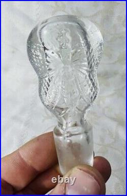 Legras Butterfly Decanter Ancienne Carafe Bouteille Papillon Art Nouveau 19eme