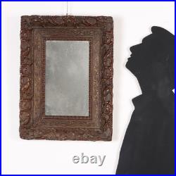 Miroir Art Nouveau Ancien Bois Laqué Italie du XIXe Siècle Original Miroir Art Nouveau Ancien Bois Laqué Italie du XIXe Siècle Original