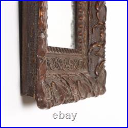 Miroir Art Nouveau Ancien Bois Laqué Italie du XIXe Siècle Original Miroir Art Nouveau Ancien Bois Laqué Italie du XIXe Siècle Original