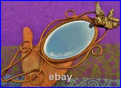 Miroir ancien Colibri Art Nouveau bronze Antique Colibri Art Nouveau bronze mirr