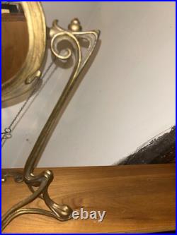 Miroir ancien art nouveau, La jeune femme à la balancelle. Miror 19th century