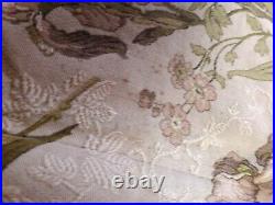 N02/ 2 ANCIENS Rideaux Tentures tapisserie Art Nouveau Iris DUFOUR 2xlrg122xh308
