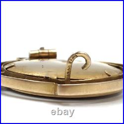 Or jaune 14 carats art nouveau bijou ancien photo broche saphir perle or 585