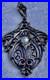PENDENTIF-ANCIEN-1900-ART-NOUVEAU-en-ARGENT-marcassites-grenats-et-perle-N-96-01-mw
