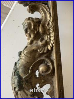 Paire De Cadre Ancien en Laiton Porte Photo Art Nouveau Espagne Collection Déco