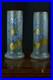 Paires-de-vases-ancien-Art-Nouveau-verre-givre-fleurs-bleues-et-feuillages-or-01-mh