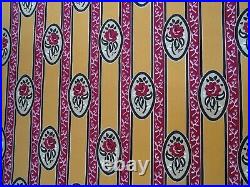 Papier peint ancien décor pochoir 1920 art nouveau old wallpaper art populaire