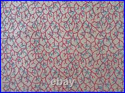 Papier peint ancien décor pochoir 1920 art nouveau old wallpaper art populaire