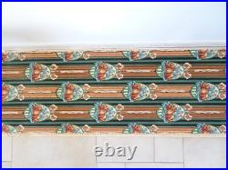 Papier peint ancien décor pochoir 1920 art nouveau old wallpaper art populaire