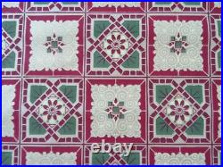 Papier peint ancien décor pochoir 1920 art nouveau old wallpaper art populaire