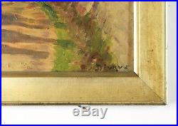 Peinture Ancienne Huile Original signé Denis DIVRY (1889-1968) Paysage, Campagne