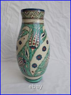 Pichet Ancien Ceramique Edmond Lachenal Iznik Art Nouveau French Ceramic XX