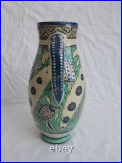 Pichet Ancien Ceramique Edmond Lachenal Iznik Art Nouveau French Ceramic XX
