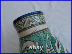 Pichet Ancien Ceramique Edmond Lachenal Iznik Art Nouveau French Ceramic XX