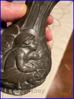 Pichet ancien signé, Charles Théodore Perron, années 1900, Pichet Art Nouveau