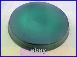Plateau Ancien Plat Vert Cristal Art Nouveau France Plateau Ancien Plat Vert Cristal Art Nouveau France
