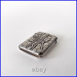 Pyrogène ancien en argent 800 Art Nouveau Orfèvre Charles Murat, 1900s