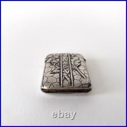 Pyrogène ancien en argent 800 Art Nouveau Orfèvre Charles Murat, 1900s