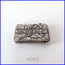 Pyrogène ancien en argent 800 Art Nouveau Orfèvre Charles Murat, 1900s