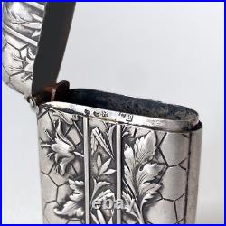 Pyrogène ancien en argent 800 Art Nouveau Orfèvre Charles Murat, 1900s