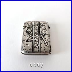Pyrogène ancien en argent 800 Art Nouveau Orfèvre Charles Murat, 1900s