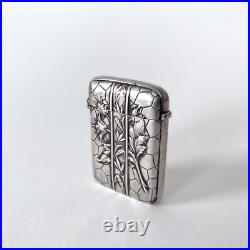 Pyrogène ancien en argent 800 Art Nouveau Orfèvre Charles Murat, 1900s