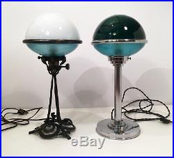 Rare Ancienne Lampe Art Nouveau ILRIN Jlrin Art Deco Table Lamp 1915 1930's