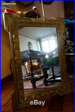 Rare et sublime ancien miroir art nouveau