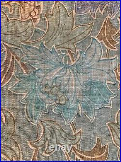 Rideau tissu ancien lin Paul Dumas/nobilis antique art nouveau Linnen Barkloth