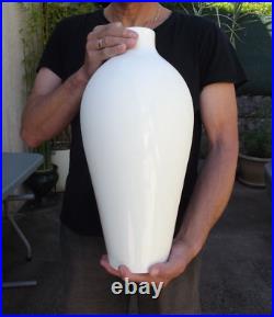 SEVRES ancien grand vase porcelaine blanche 1909 hauteur 44.2 cm art nouveau SEVRES ancien grand vase porcelaine blanche 1909 hauteur 44.2 cm art nouveau