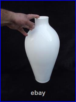 SEVRES ancien grand vase porcelaine blanche 1909 hauteur 44.2 cm art nouveau SEVRES ancien grand vase porcelaine blanche 1909 hauteur 44.2 cm art nouveau