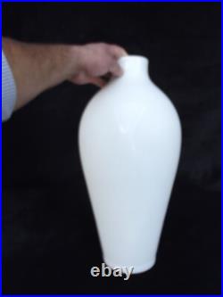 SEVRES ancien grand vase porcelaine blanche 1909 hauteur 44.2 cm art nouveau