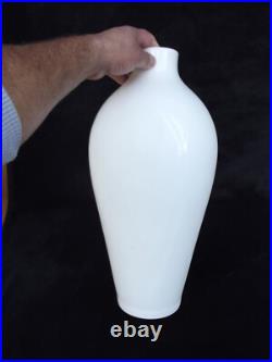 SEVRES ancien grand vase porcelaine blanche 1909 hauteur 44.2 cm art nouveau SEVRES ancien grand vase porcelaine blanche 1909 hauteur 44.2 cm art nouveau