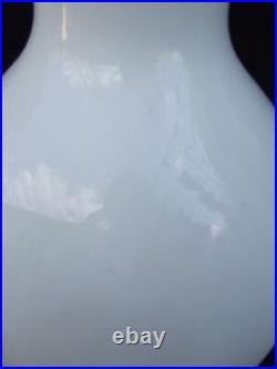 SEVRES ancien grand vase porcelaine blanche 1909 hauteur 44.2 cm art nouveau