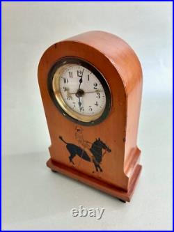 Style Ancien Art Nouveau Horloge de Table Réveil Voyage Mantel Um 1910 H16 CM Style Ancien Art Nouveau Horloge de Table Réveil Voyage Mantel Um 1910 H16 CM