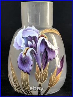 Superbe authentique ancien PETIT VASE MONTJOYE LEGRAS Art Nouveau no Gallé Daum