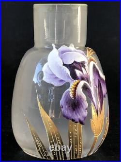 Superbe authentique ancien PETIT VASE MONTJOYE LEGRAS Art Nouveau no Gallé Daum