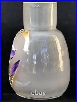 Superbe authentique ancien PETIT VASE MONTJOYE LEGRAS Art Nouveau no Gallé Daum