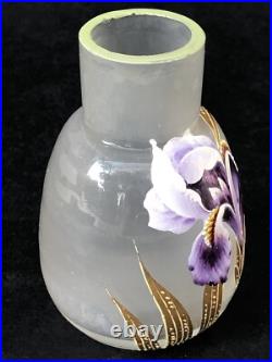 Superbe authentique ancien PETIT VASE MONTJOYE LEGRAS Art Nouveau no Gallé Daum