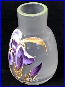 Superbe authentique ancien PETIT VASE MONTJOYE LEGRAS Art Nouveau no Gallé Daum