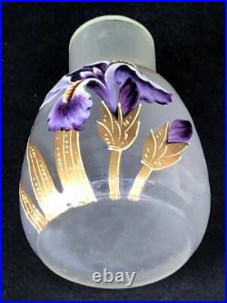 Superbe authentique ancien PETIT VASE MONTJOYE LEGRAS Art Nouveau no Gallé Daum