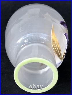 Superbe authentique ancien PETIT VASE MONTJOYE LEGRAS Art Nouveau no Gallé Daum