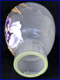 Superbe authentique ancien PETIT VASE MONTJOYE LEGRAS Art Nouveau no Gallé Daum