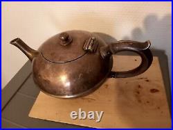 Théière ancienne Christofle Métal argenté époque art nouveau début XXe teapot
