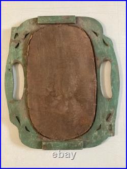 Très Belle Peinture 1920 Huile Sur Toile Portrait Homme Pipe Ancien Art Nouveau