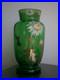 Vase-1900-Verre-emaille-St-Legras-decor-Floral-Art-Nouveau-Vert-Ancien-01-ull